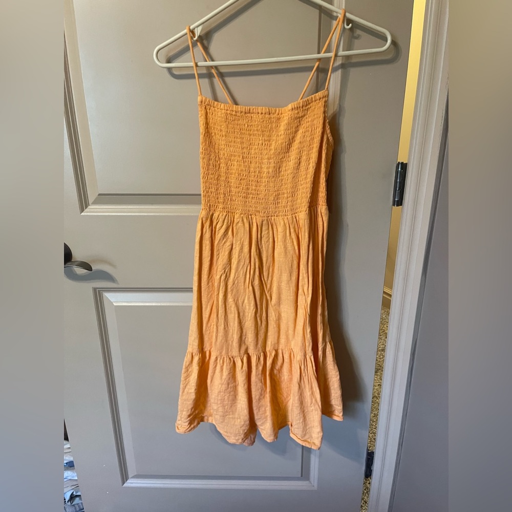 Cotton on mini dress with cross tie back